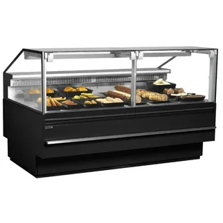 Refrigerated Service Display Case with Integrated Worktop - 489 Litres Capacity
