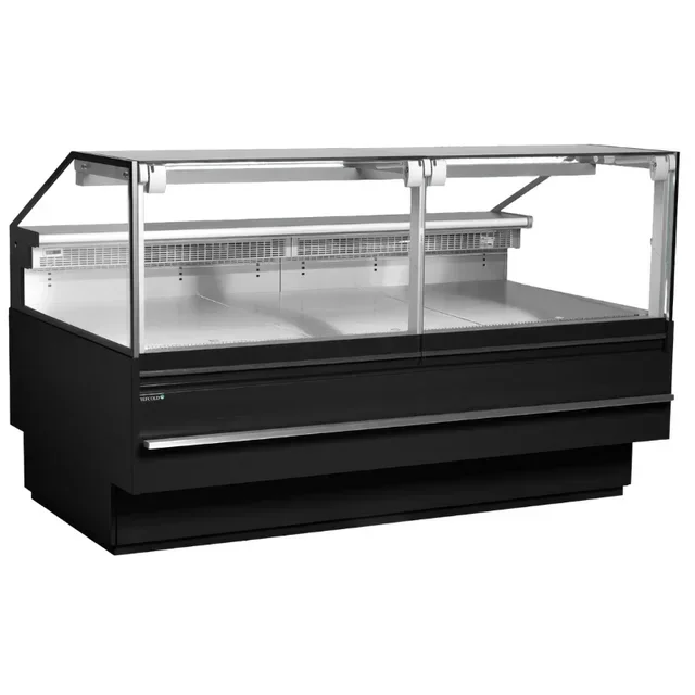 Refrigerated Service Display Case with Integrated Worktop - 489 Litres Capacity