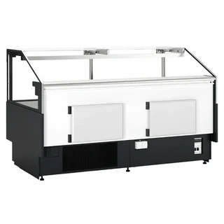 Refrigerated Service Display Case with Integrated Worktop - 489 Litres Capacity