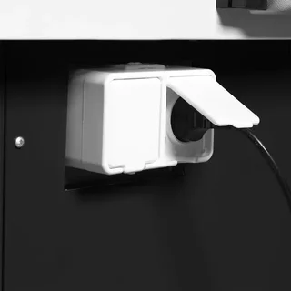 Vitrina Refrigerada Supermercado 469 Litros - Acabado Negro