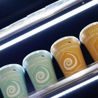 Vitrine Réfrigérée Supermarché Noire Double Porte Vitrée 764 Litres