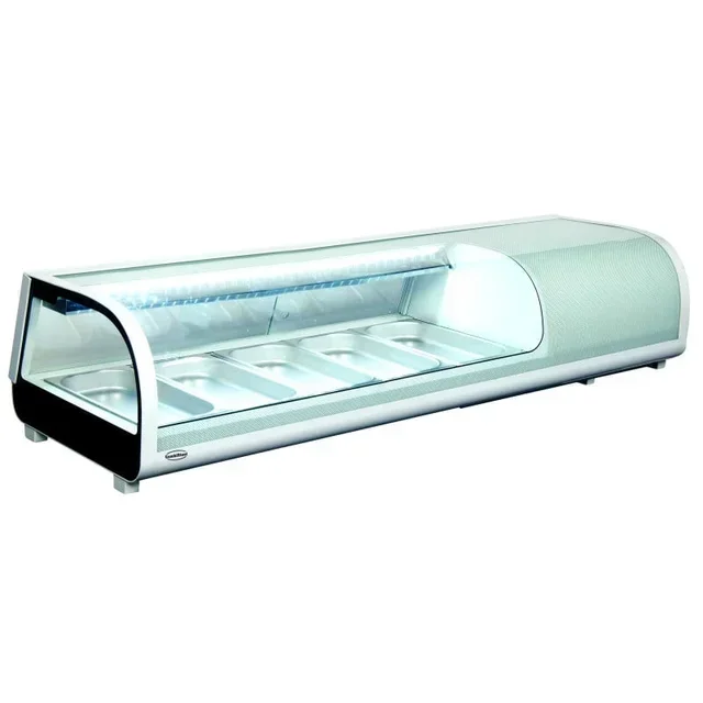 Kühlvitrine für Sushi - 52 Liter