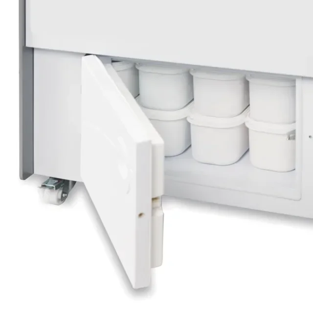 Ventilated Refrigerated Display Case - Capacity 10 x 5 Liter Containers