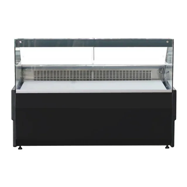 Black Wesley 1.3 Refrigerated Display Case 110 Litres