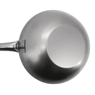 Mild Steel Wok 33 cm - Professional Sauté Pan Induction
