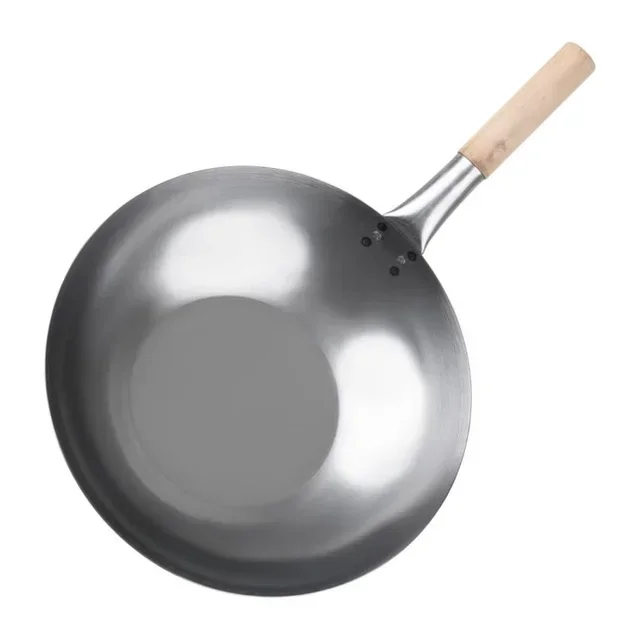 Carbon Steel Wok 35.6 cm - Professional Asian Pan