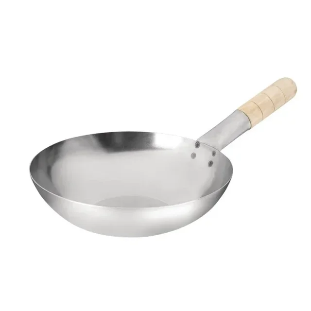 Flat Bottom Wok Mild Steel Ø 25.4 cm