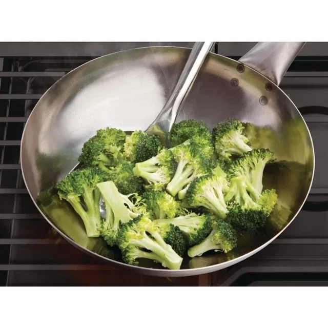 Wok Flacher Boden Mildstahl Ø 25,4 cm