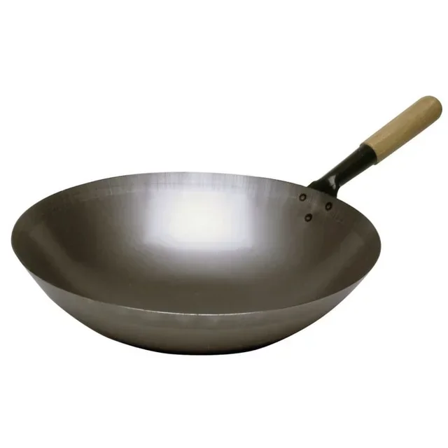 Professional Stainless Steel Wok - 360 mm